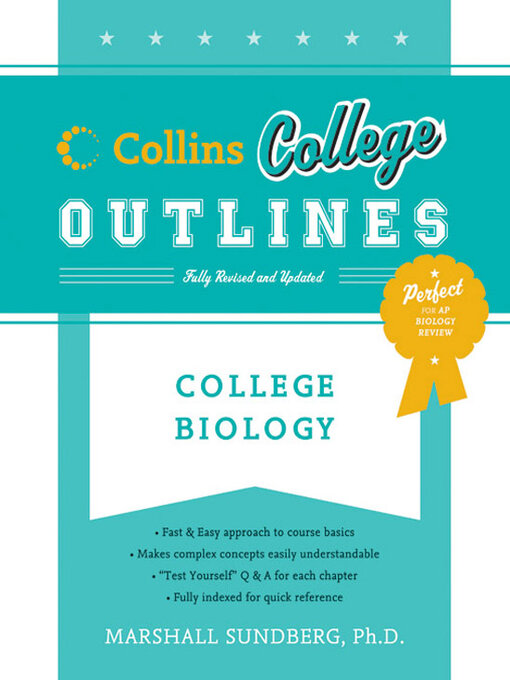 Title details for College Biology by Marshall Sundberg - Wait list